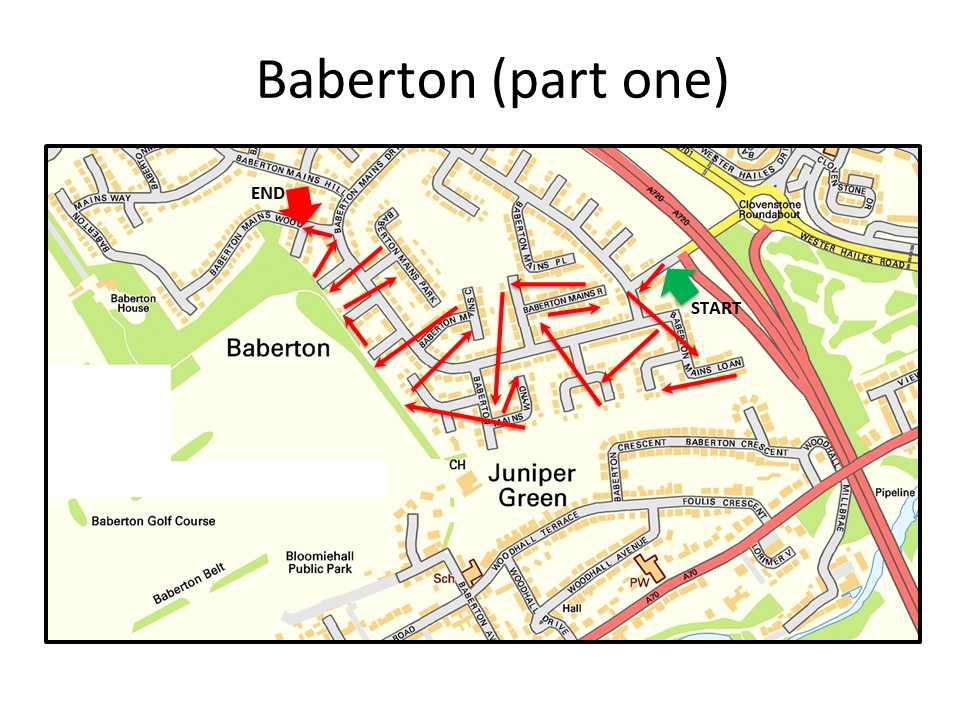 Baberton Route Map Part 1
