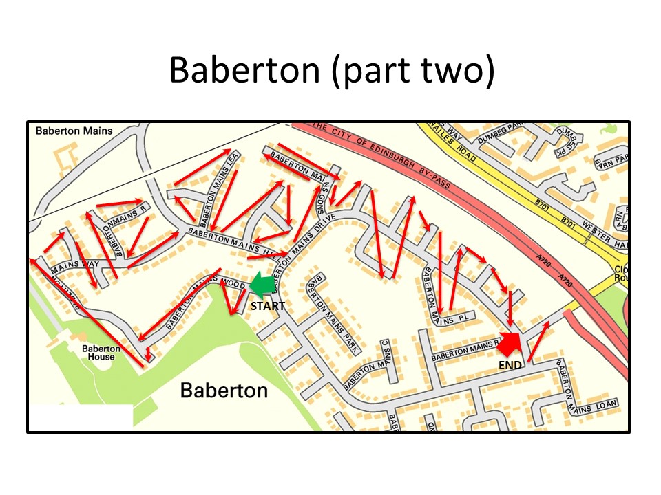 Baberton Route Map Part 2