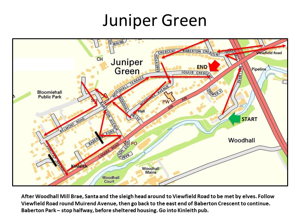 Juniper Green Route Map